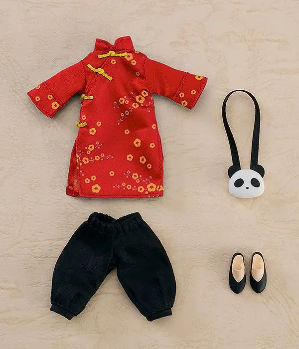 Original Character Parts for Nendoroid Doll Figures Outfit Set: Long Length Chinese Outfit (Red) product photo