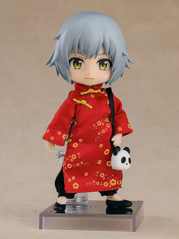 Original Character Parts for Nendoroid Doll Figures Outfit Set: Long Length Chinese Outfit (Red) product photo