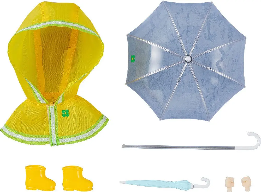 Original Character Parts for Nendoroid Doll Figures Outfit Set Rain Poncho - Yellow product photo
