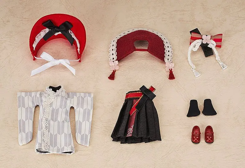 Original Character Parts for Nendoroid Doll Figures Outfit Set Rose: Japanese Dress Ver. product photo