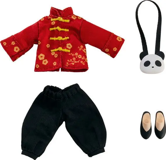 Original Character Parts for Nendoroid Doll Figures Outfit Set: Short Length Chinese Outfit (Red) product photo
