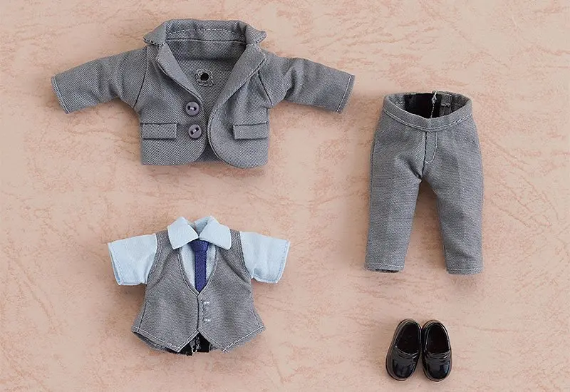 Original Character Parts for Nendoroid Doll Figures Outfit Set: Suit (Gray) (Re-Run) product photo