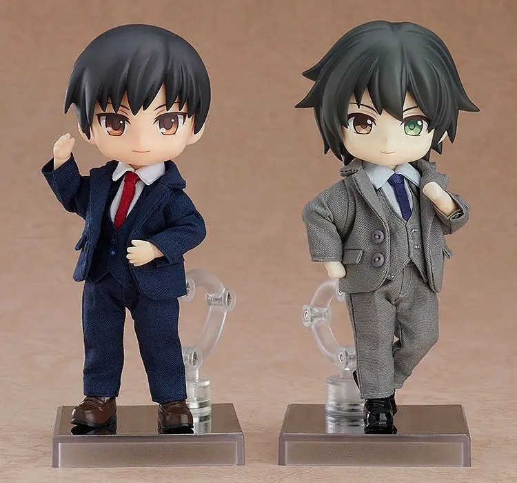 Original Character Parts for Nendoroid Doll Figures Outfit Set: Suit (Gray) (Re-Run) product photo