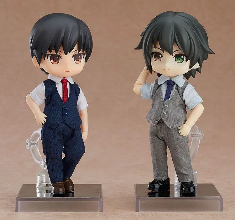 Original Character Parts for Nendoroid Doll Figures Outfit Set: Suit (Gray) (Re-Run) product photo