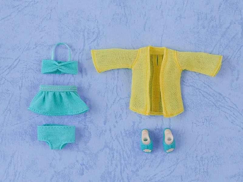 Original Character Parts for Nendoroid Doll Figures Outfit Set: Swimsuit - Girl (Light Blue) product photo
