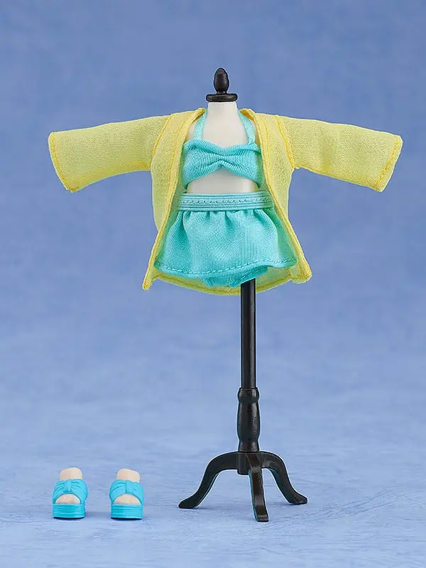 Original Character Parts for Nendoroid Doll Figures Outfit Set: Swimsuit - Girl (Light Blue) product photo