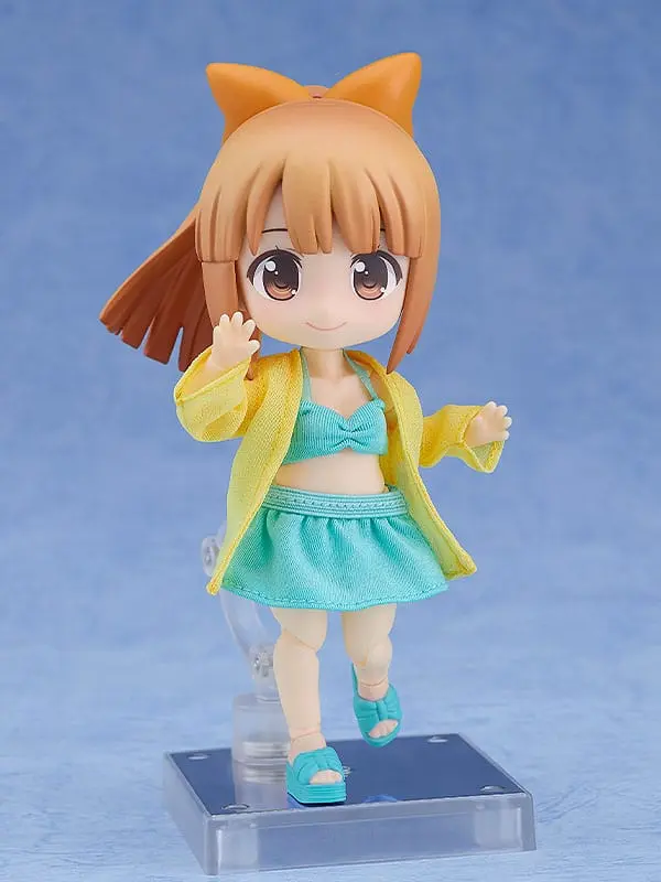 Original Character Parts for Nendoroid Doll Figures Outfit Set: Swimsuit - Girl (Light Blue) product photo