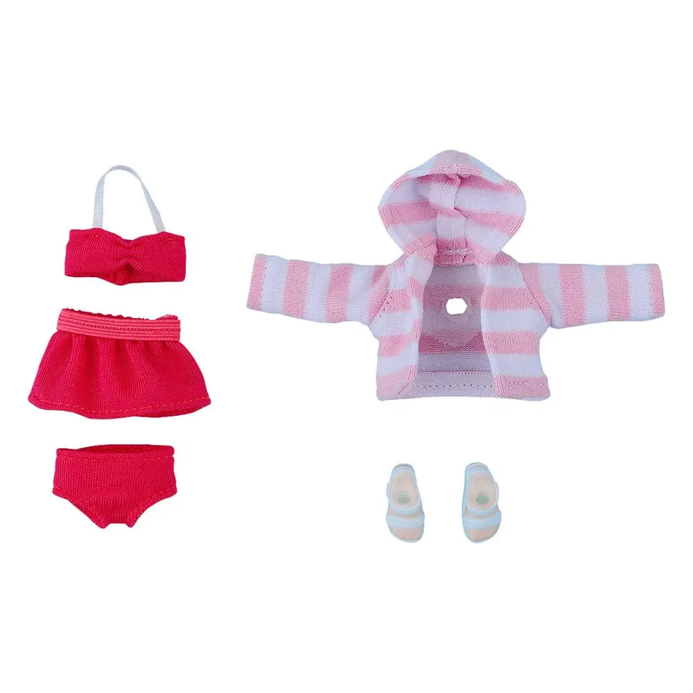Original Character Parts for Nendoroid Doll Figures Outfit Set: Swimsuit - Girl (Red) product photo