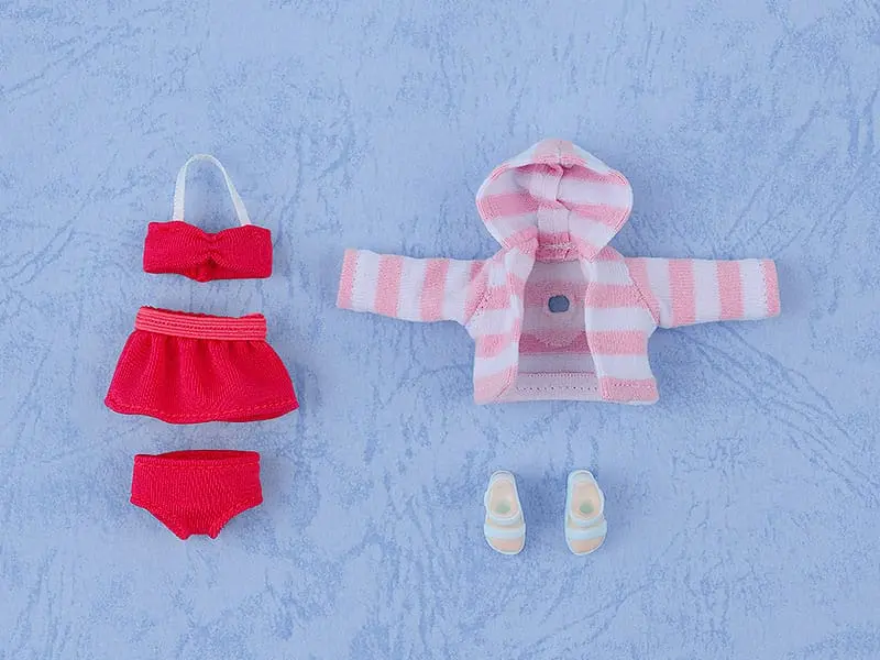 Original Character Parts for Nendoroid Doll Figures Outfit Set: Swimsuit - Girl (Red) product photo