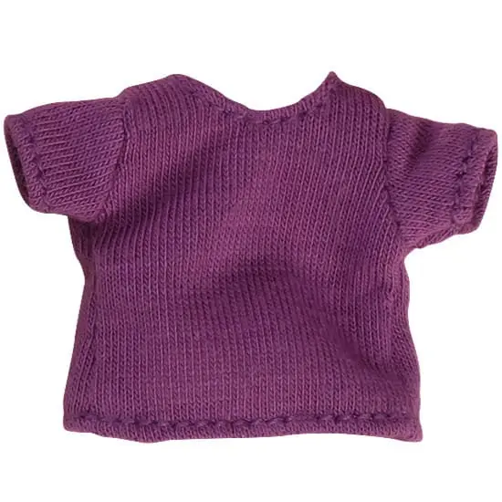 Original Character Parts for Nendoroid Doll Figures Outfit Set: T-Shirt (Purple) product photo