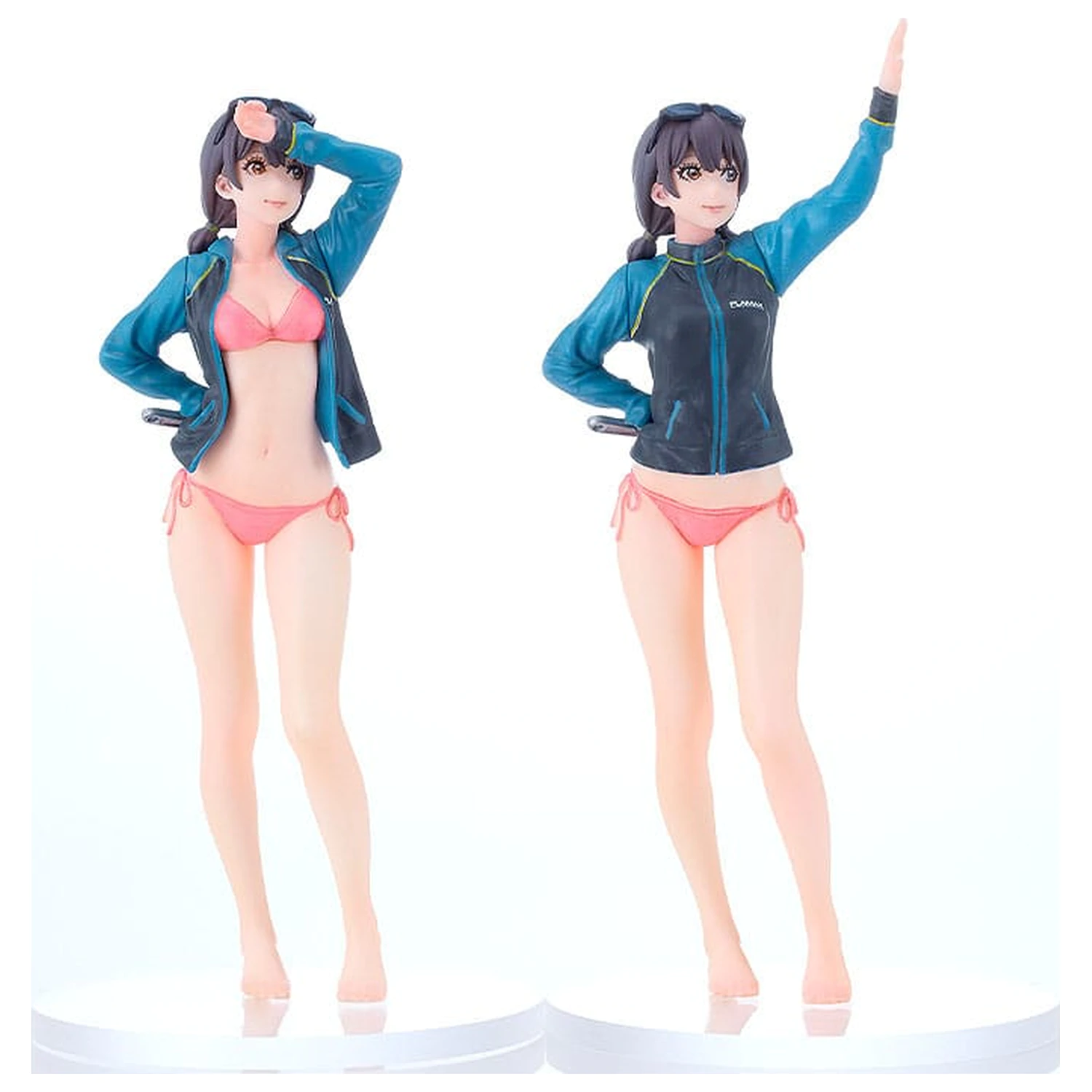 Original Character PLAMAX Plastic Model Kit MF-97 minimum factory Minori with Honda BF350 Grand Prix White 10 cm    product photo