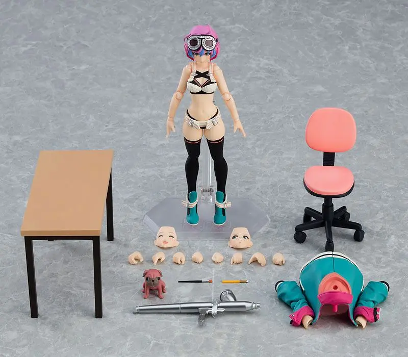 Original Character Plastic Angel Figma Action Figure Ange 13 cm product photo