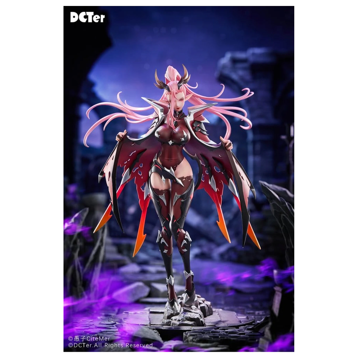 Original Character PU Figure 1/7 Heslion Draco Bellatrix Feminina 27 cm product photo