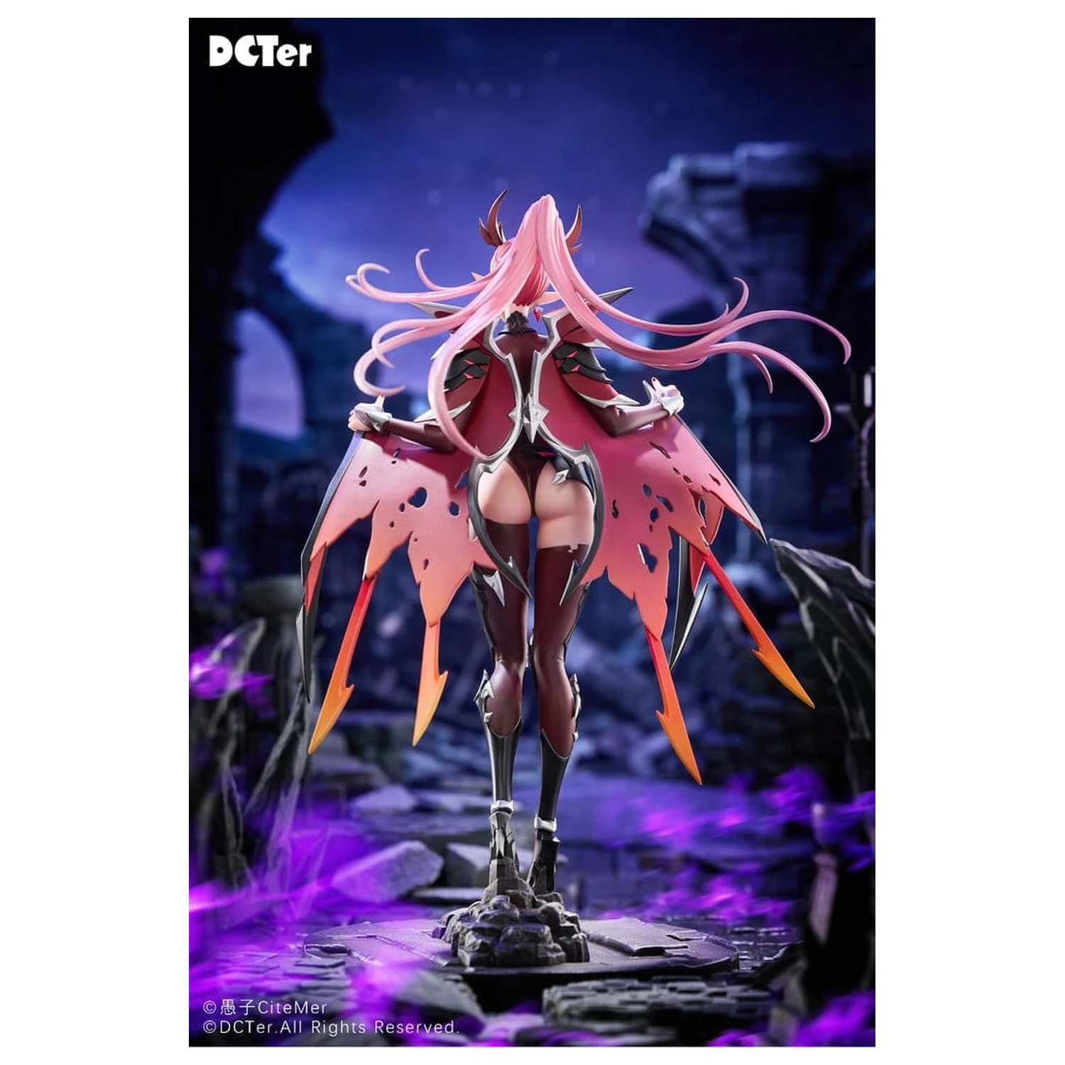 Original Character PU Figure 1/7 Heslion Draco Bellatrix Feminina 27 cm product photo