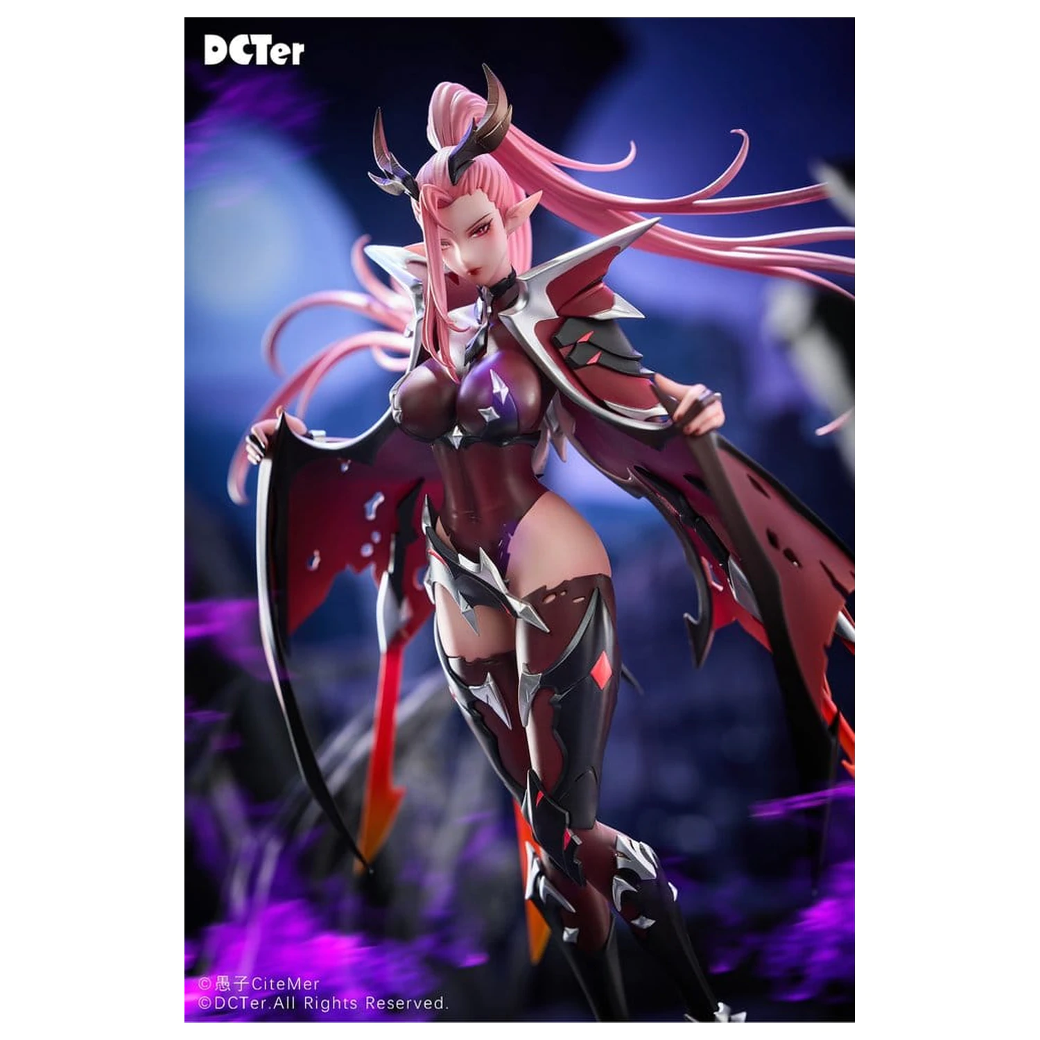 Original Character PU Figure 1/7 Heslion Draco Bellatrix Feminina 27 cm product photo