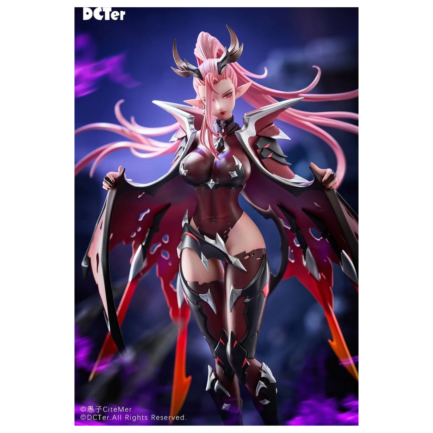 Original Character PU Figure 1/7 Heslion Draco Bellatrix Feminina 27 cm product photo