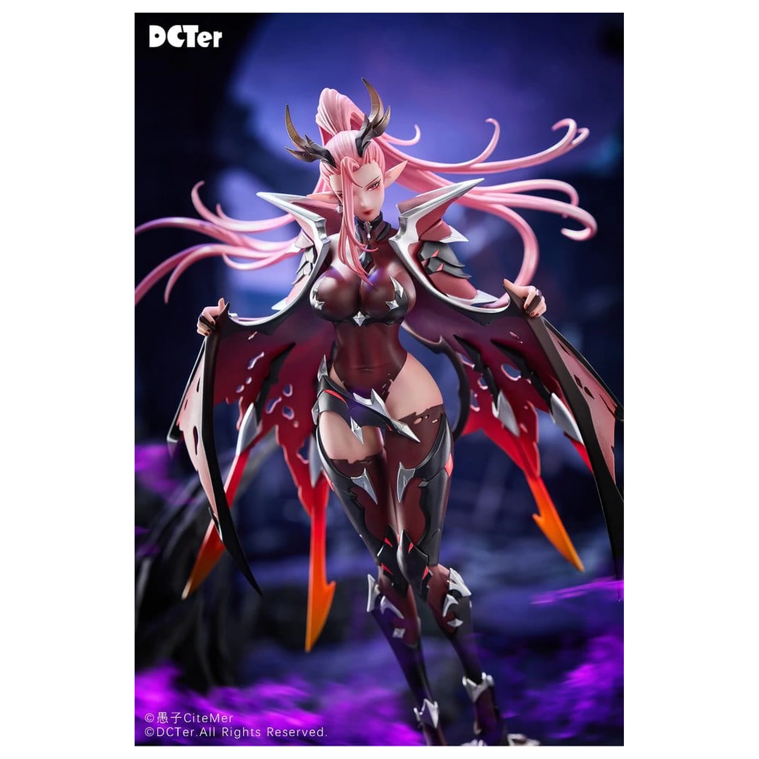 Original Character PU Figure 1/7 Heslion Draco Bellatrix Feminina 27 cm product photo