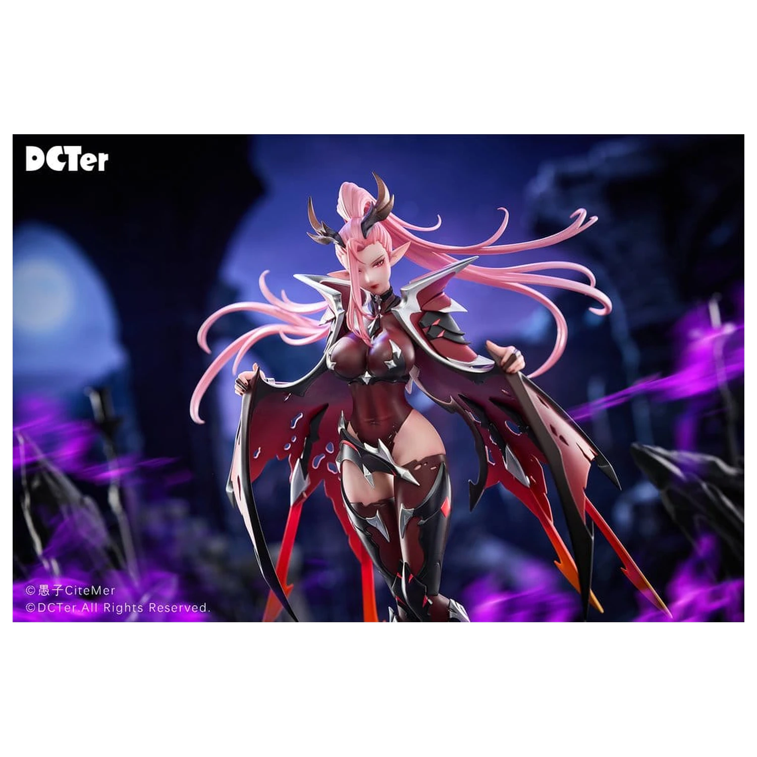 Original Character PU Figure 1/7 Heslion Draco Bellatrix Feminina 27 cm product photo