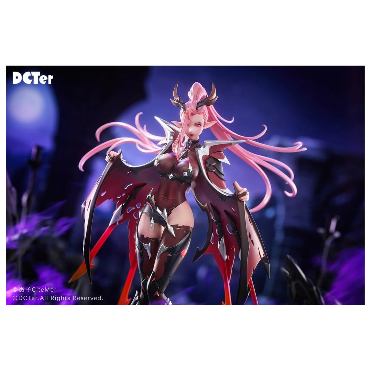 Original Character PU Figure 1/7 Heslion Draco Bellatrix Feminina 27 cm product photo