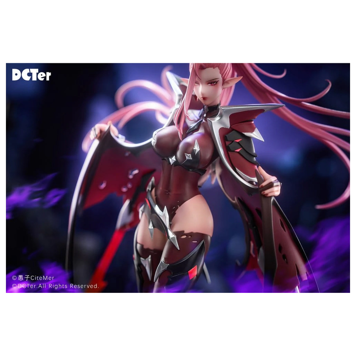 Original Character PU Figure 1/7 Heslion Draco Bellatrix Feminina 27 cm product photo