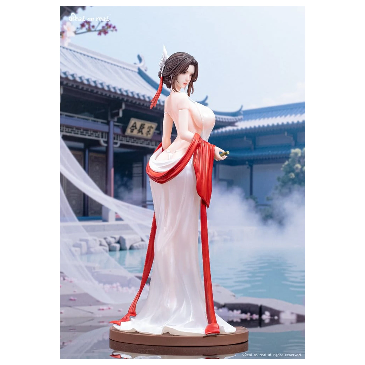 Original Character PVC 1/6 Qing Yun statue figure 31 cm    product photo