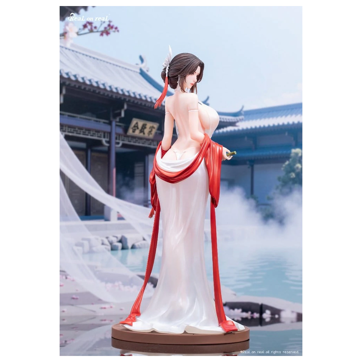 Original Character PVC 1/6 Qing Yun statue figure 31 cm    product photo