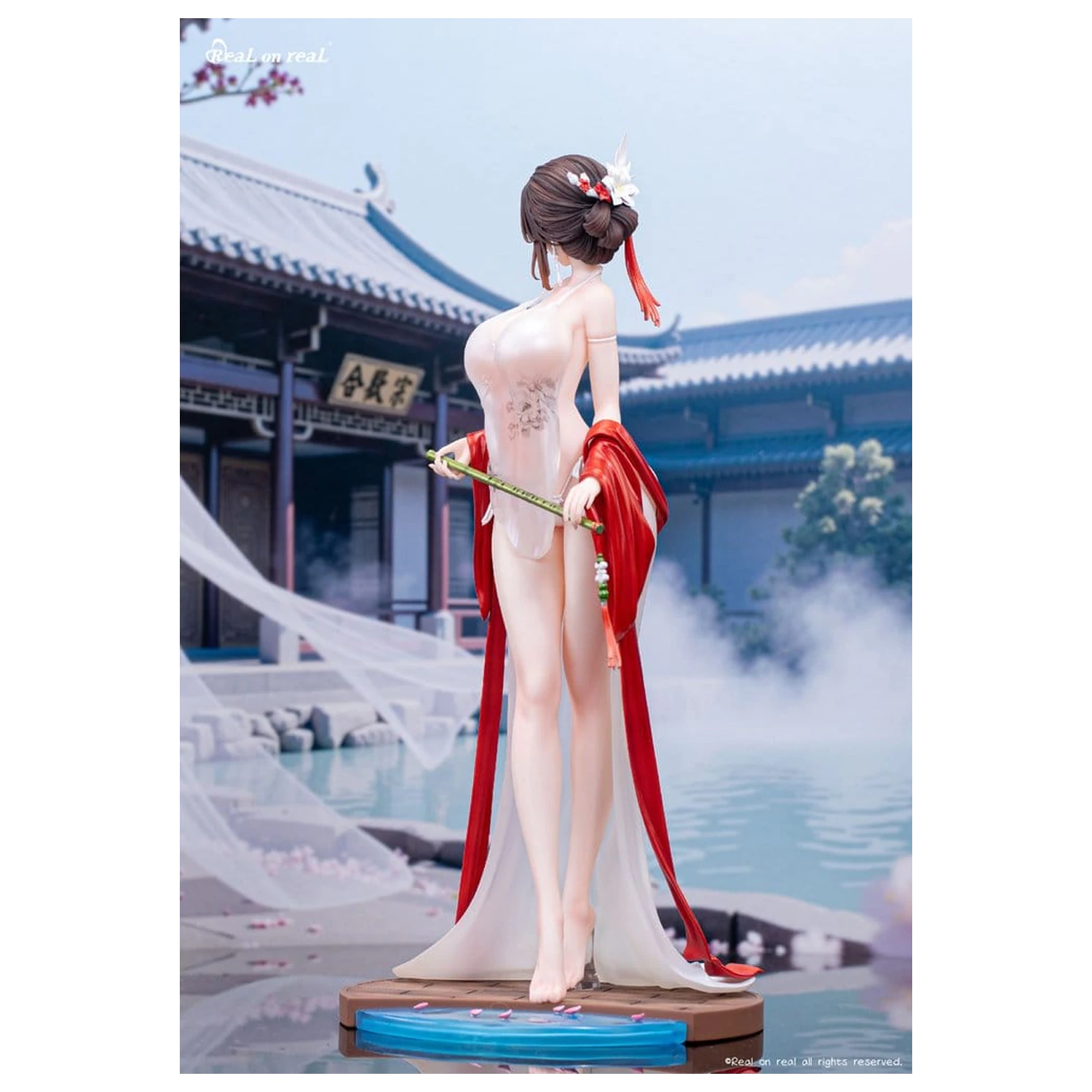 Original Character PVC 1/6 Qing Yun statue figure 31 cm    product photo