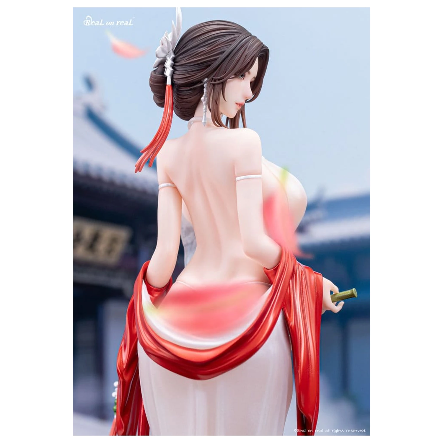 Original Character PVC 1/6 Qing Yun statue figure 31 cm    product photo