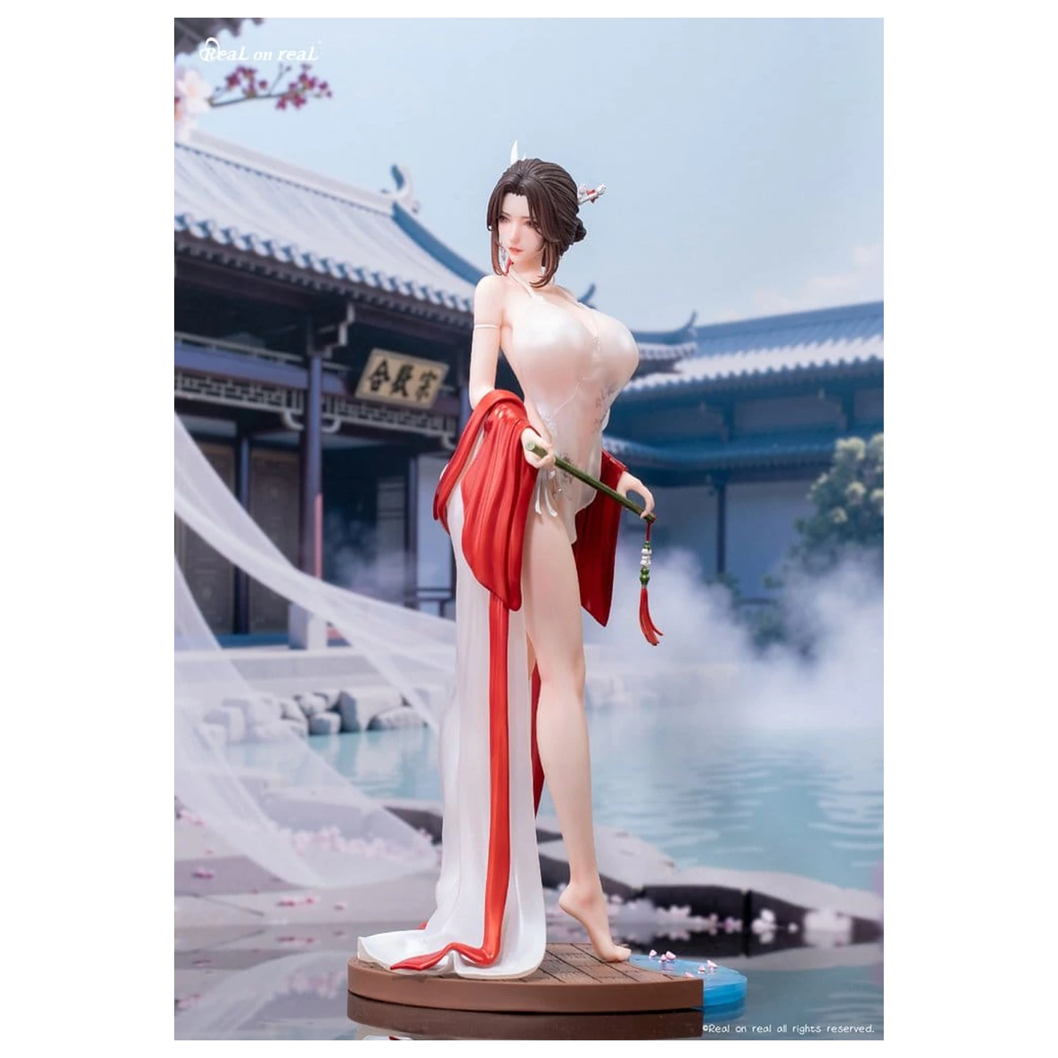 Original Character PVC 1/6 Qing Yun statue figure 31 cm    product photo