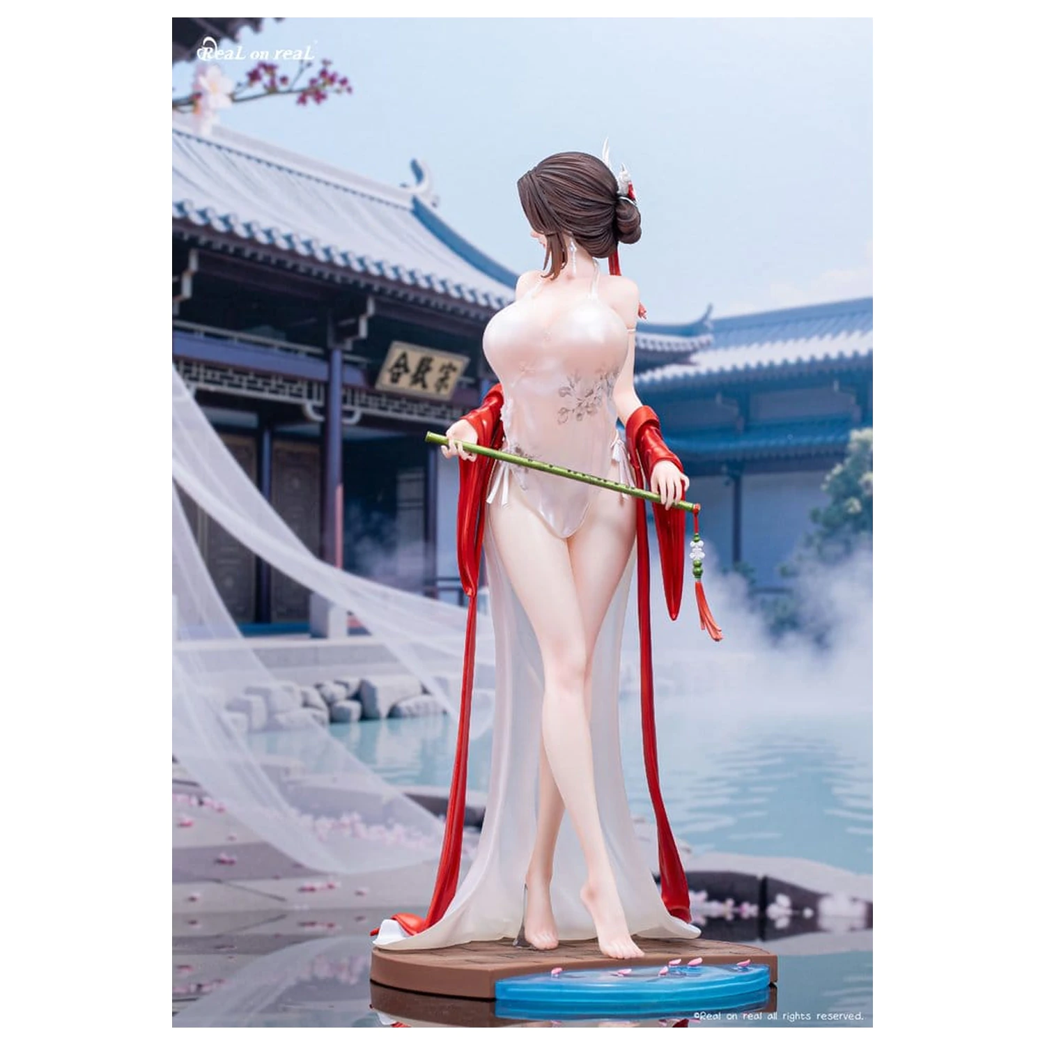 Original Character PVC 1/6 Qing Yun statue figure 31 cm    product photo