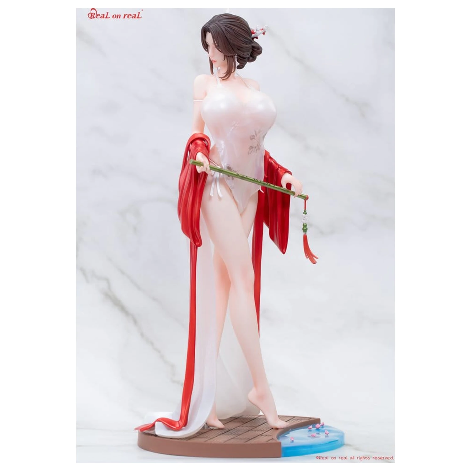 Original Character PVC 1/6 Qing Yun statue figure 31 cm    product photo