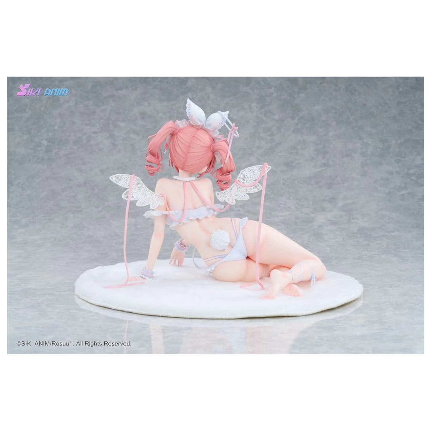 Original Character PVC Figure 1/4 White Rabbit Rosu Angel Ver. Illustrated by Rosuuri 23 cm product photo