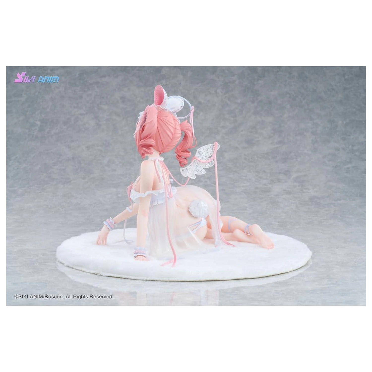 Original Character PVC Figure 1/4 White Rabbit Rosu Angel Ver. Illustrated by Rosuuri 23 cm product photo