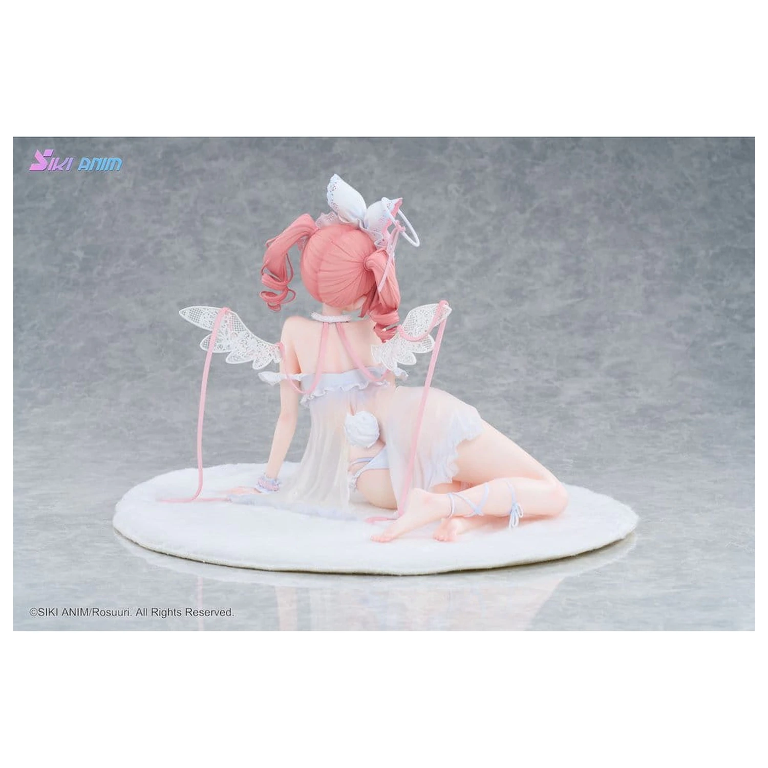 Original Character PVC Figure 1/4 White Rabbit Rosu Angel Ver. Illustrated by Rosuuri 23 cm product photo