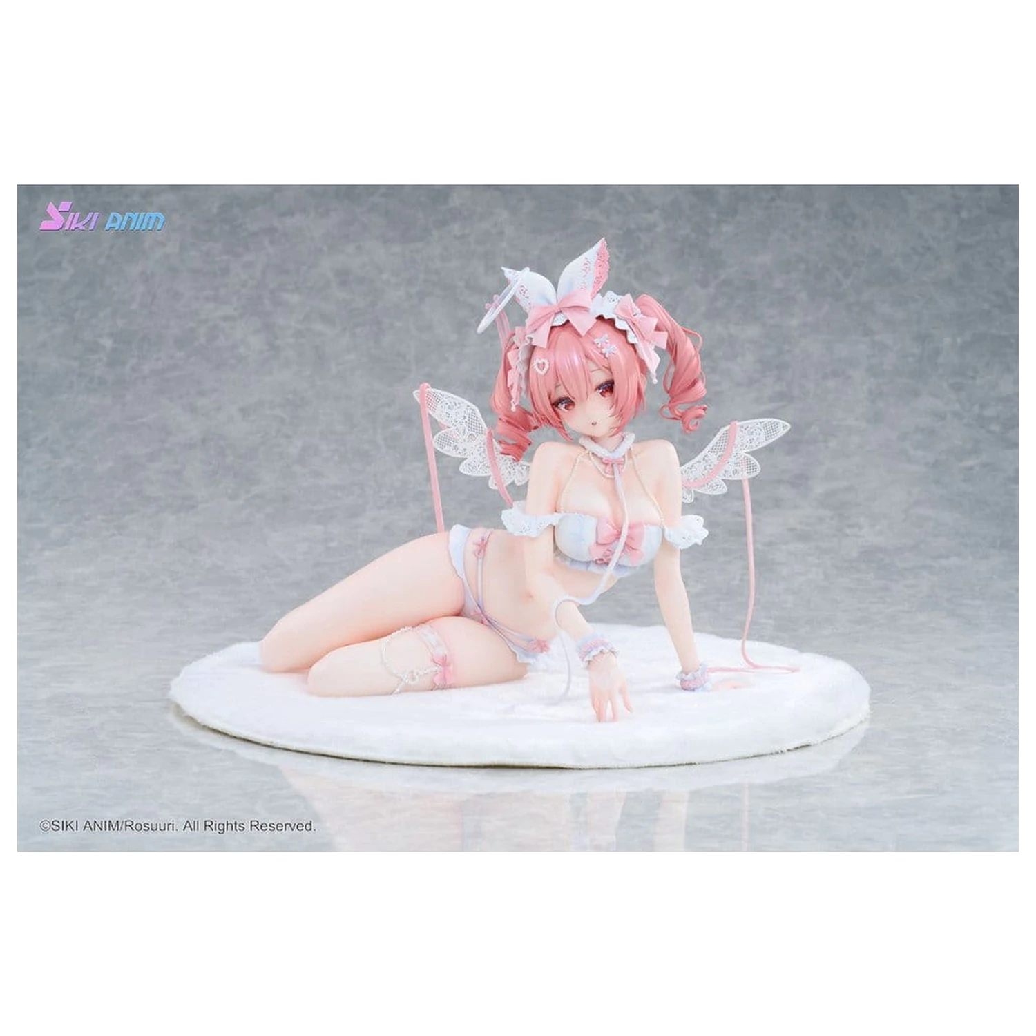 Original Character PVC Figure 1/4 White Rabbit Rosu Angel Ver. Illustrated by Rosuuri 23 cm product photo