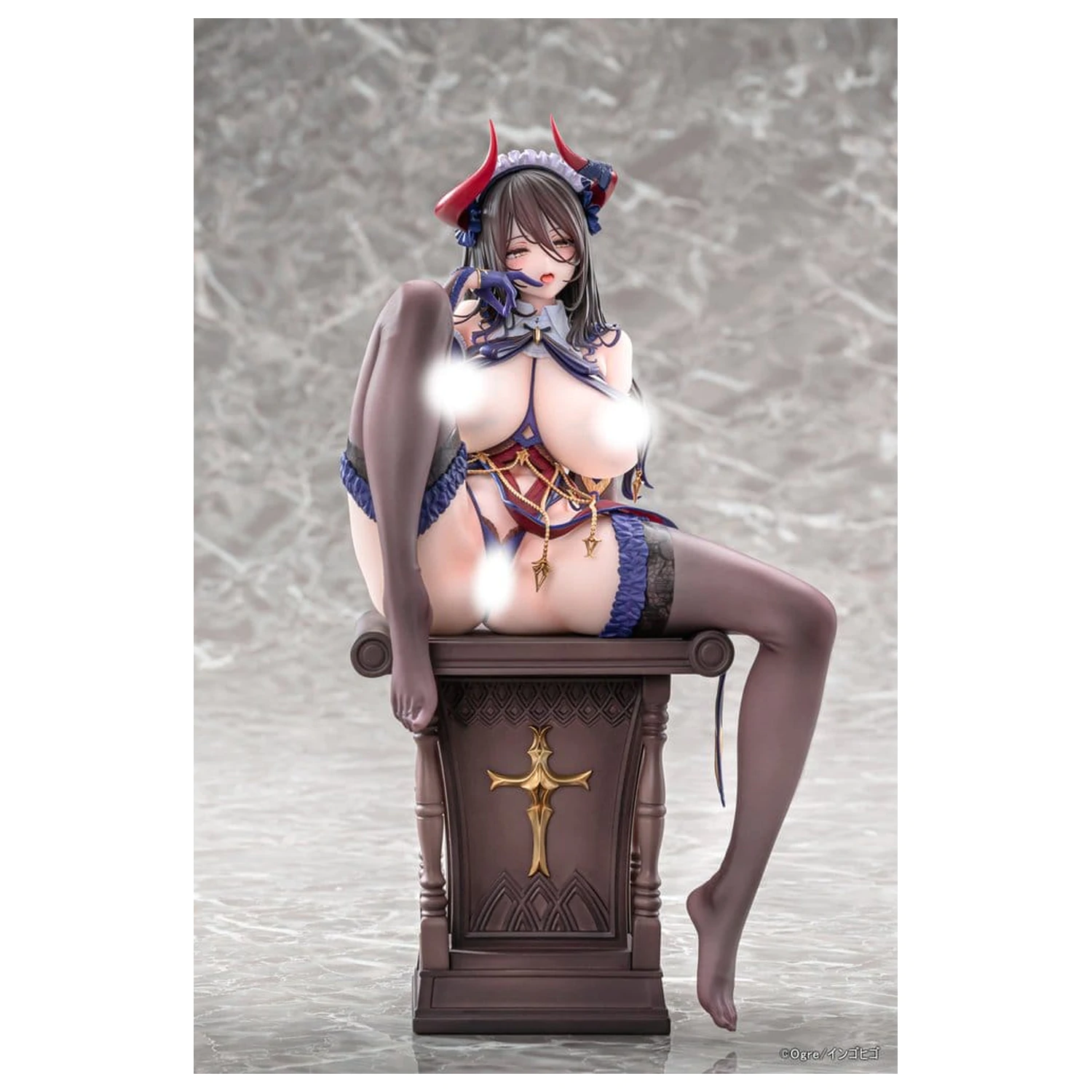 Original Character PVC Figure 1/6 Seishori Sister "Petronille" Succubus Outfit Ver. illustration by Ogre Deluxe Edition 25 cm product photo