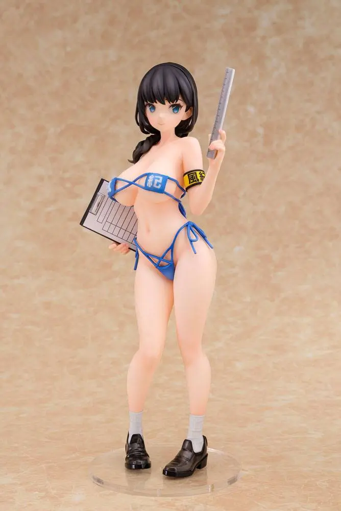 Original Character PVC Statue 1/6 Majimeka!? Fuuki Iin-san Illustration by Popkyun 25 cm product photo