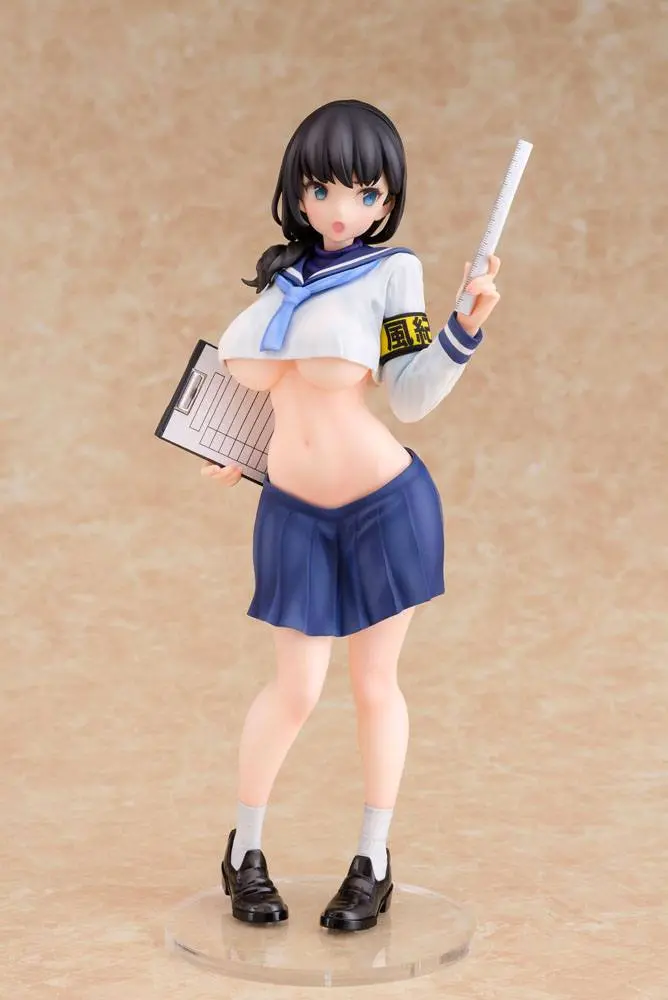Original Character PVC Statue 1/6 Majimeka!? Fuuki Iin-san Illustration by Popkyun 25 cm product photo
