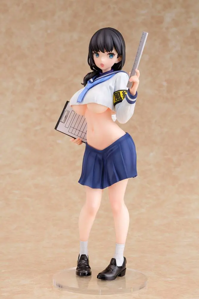 Original Character PVC Statue 1/6 Majimeka!? Fuuki Iin-san Illustration by Popkyun 25 cm product photo