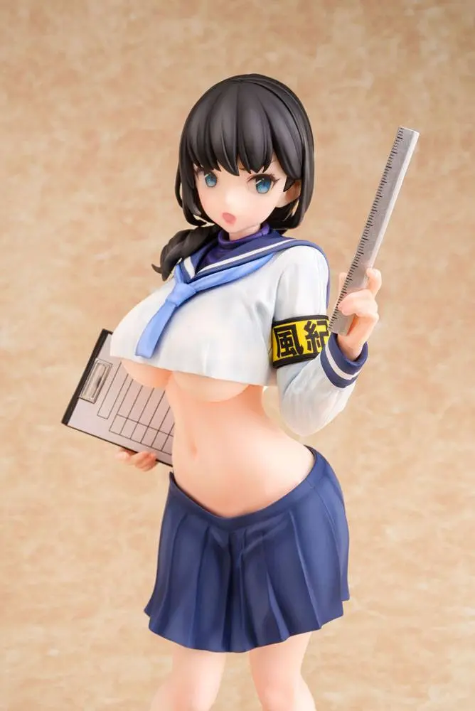 Original Character PVC Statue 1/6 Majimeka!? Fuuki Iin-san Illustration by Popkyun 25 cm product photo