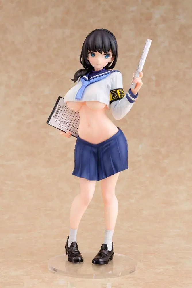 Original Character PVC Statue 1/6 Majimeka!? Fuuki Iin-san Illustration by Popkyun 25 cm product photo