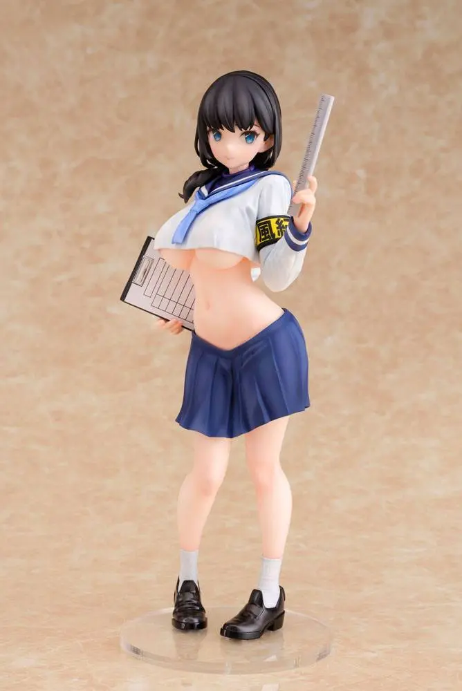 Original Character PVC Statue 1/6 Majimeka!? Fuuki Iin-san Illustration by Popkyun 25 cm product photo