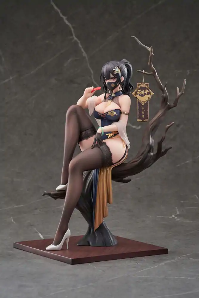 Original Character PVC Statue 1/7 Xiami China Dress Genboku Ver. 26 cm termékfotó