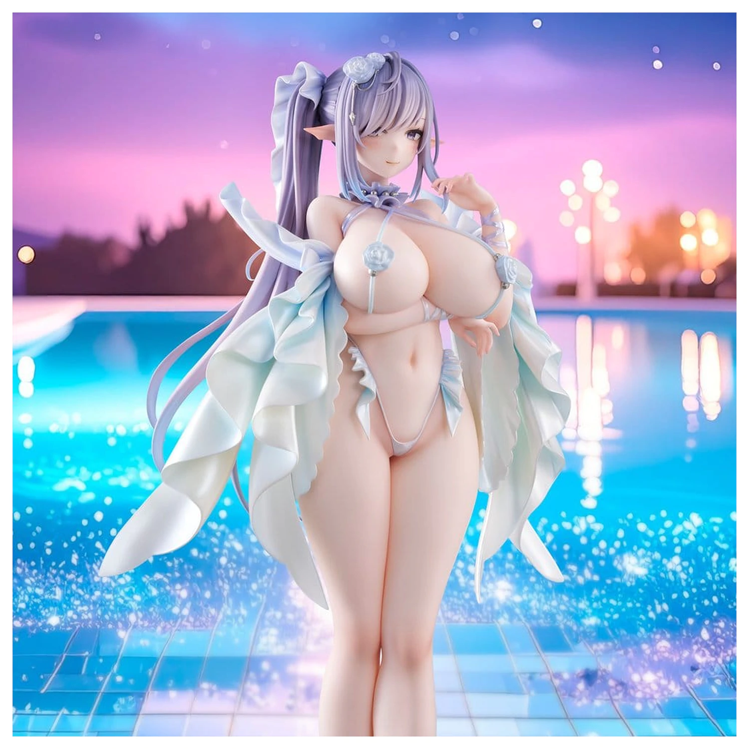 Original Character PVC Statue Gekka Bijin Illustration by Sorana Niiro 29 cm product photo
