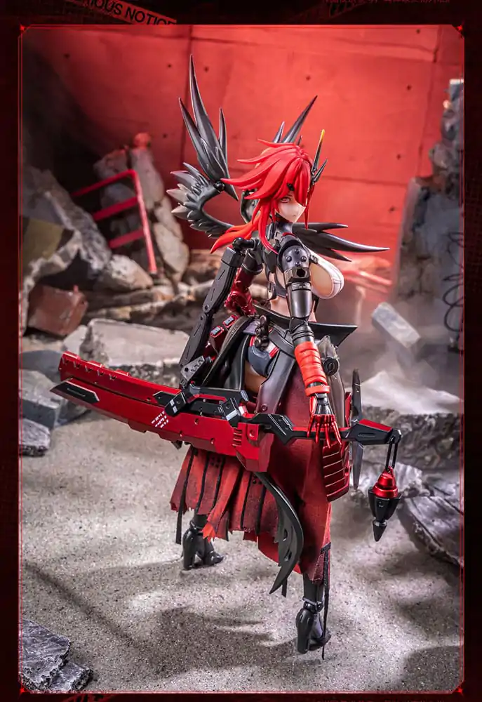 Original Character Seamless Action Figure 1/9 Wolf-Mastiff Force Karas Samurai 20 cm product photo