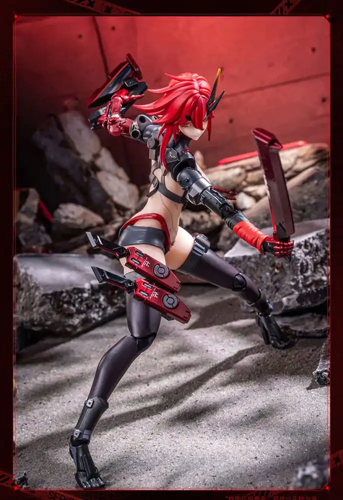 Original Character Seamless Action Figure 1/9 Wolf-Mastiff Force Karas Samurai 20 cm product photo