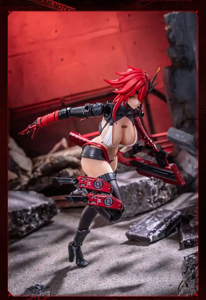 Original Character Seamless Action Figure 1/9 Wolf-Mastiff Force Karas Samurai 20 cm product photo