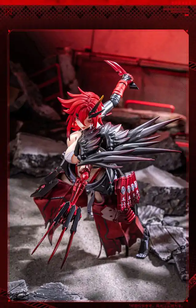 Original Character Seamless Action Figure 1/9 Wolf-Mastiff Force Karas Samurai 20 cm product photo