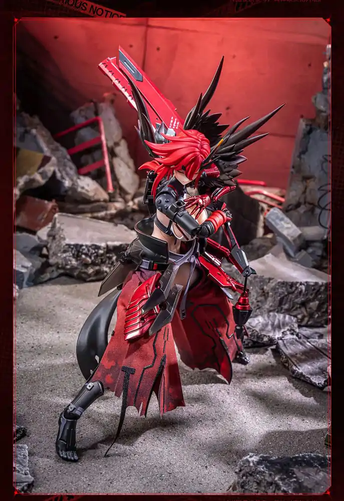 Original Character Seamless Action Figure 1/9 Wolf-Mastiff Force Karas Samurai 20 cm product photo