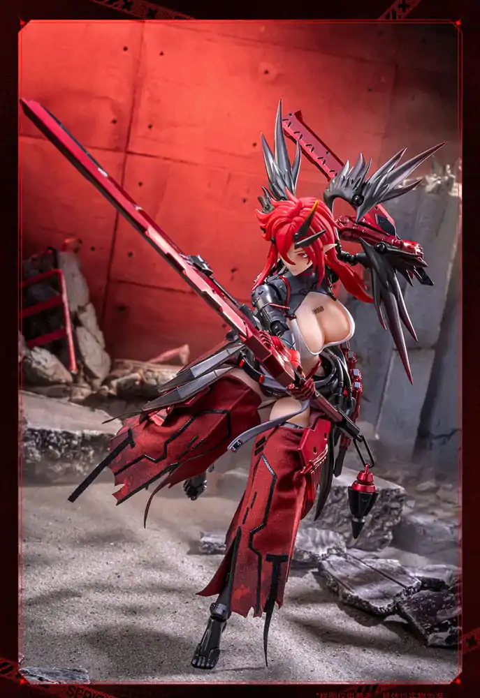 Original Character Seamless Action Figure 1/9 Wolf-Mastiff Force Karas Samurai 20 cm product photo
